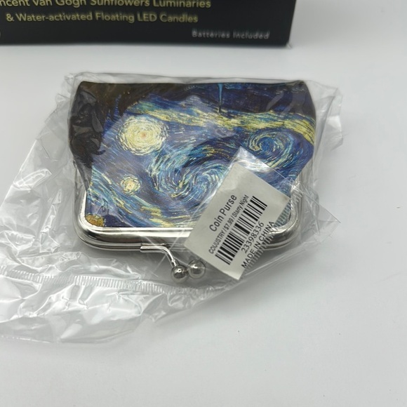 Set of Modgy Luminary Lanterns And Coin Purse with Van Gogh Designs - Picture 3 of 5